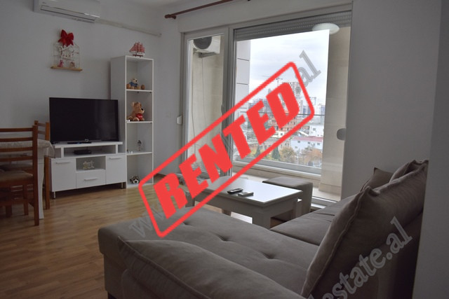 One bedroom apartment for rent in Siri Kodra Street at Kompleksi Kontakt (Siri) in Tirana, Albania.